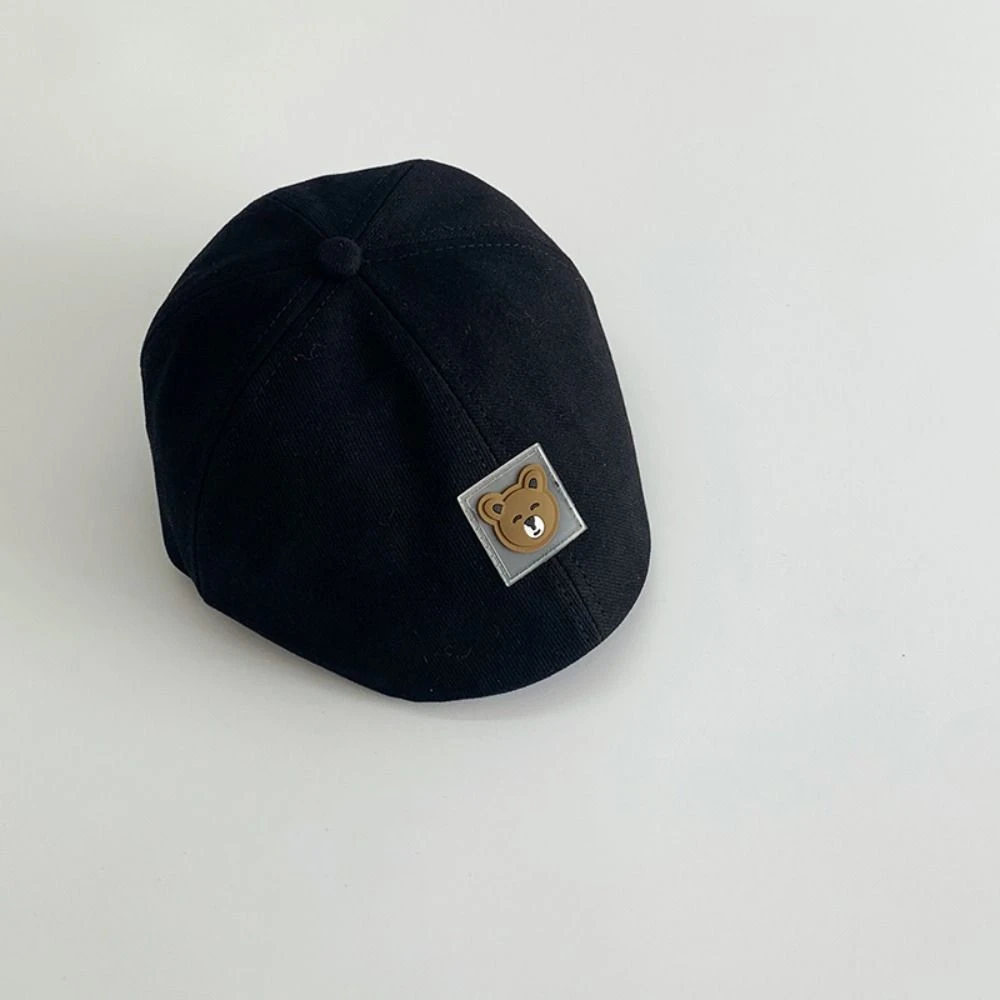 Casual Little Bear Sun Hat Cotton Short Eaves Baseball Cap Thin Style Forward Hat