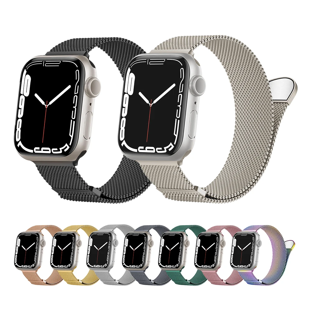Milanese Magnetic Metal Strap for Apple Watches