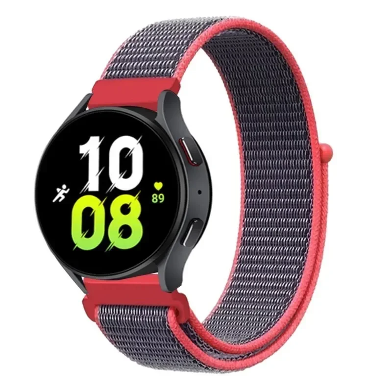 Nylon Sport Loop Bracelet, 22mm/20mm Strap, Universal Smartwatch Band