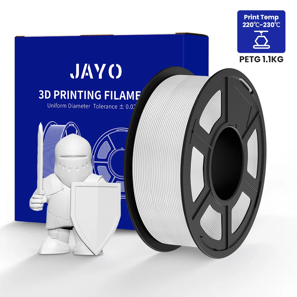 JAYO PLA /PETG/SEIDE PLA/PLA Meta/PLAMatte/ PLA+Filament 1,75 mm 3D-Drucker-Filament für FDM 100 $ % keine Blasenmischung Farbe