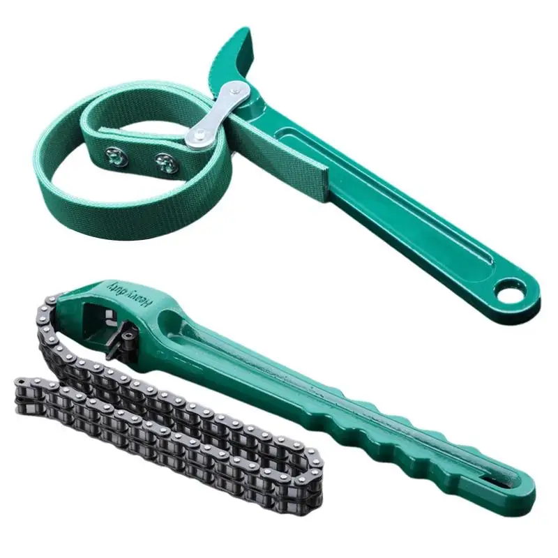 1pcsChainOilFilterWrenchChainWrenchToolHeavyDutyRemovalTool