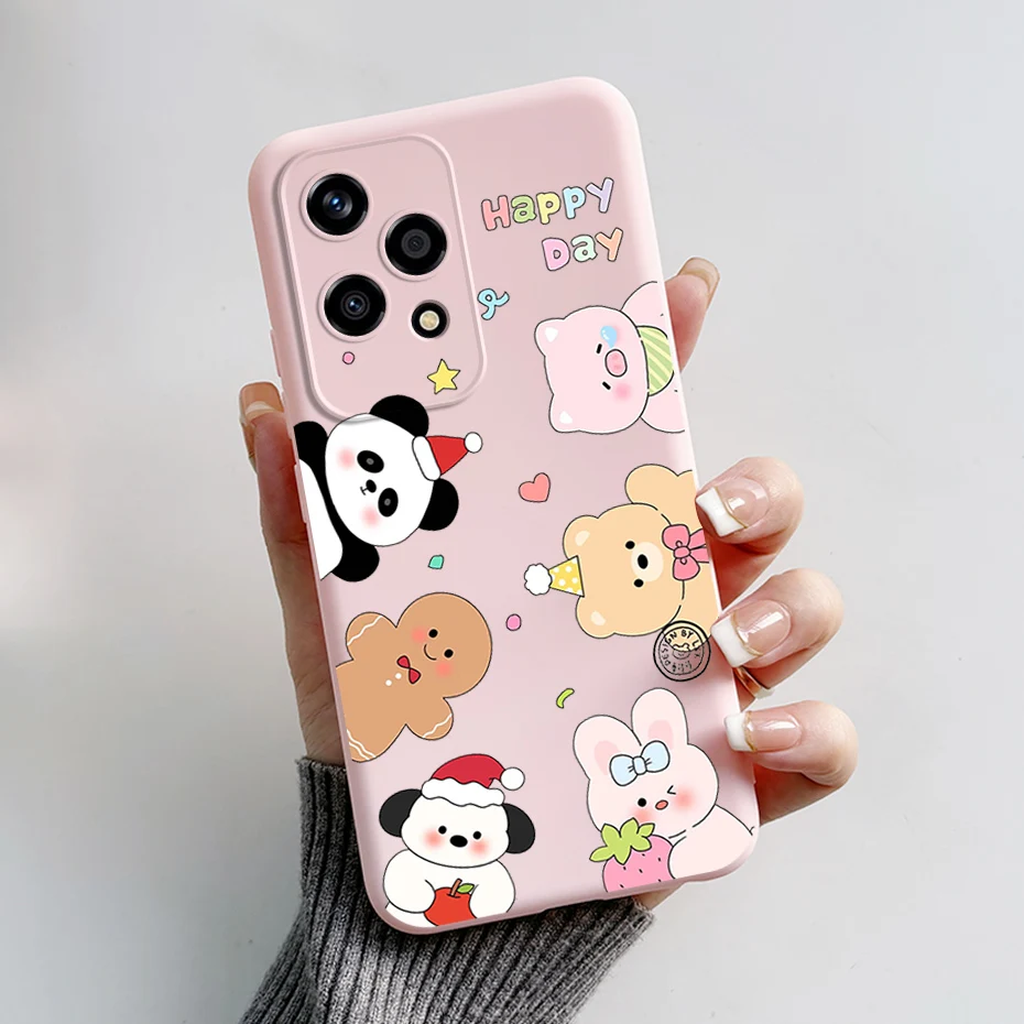 Cute Bear Cartoon Frog TPU Soft Silicone Phone Case Cover