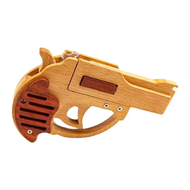 Model Wooden Toy Model Elastic Shooter Multi-Functional Entertainment Tool For Birthday Christmas And Children's Day Gifts