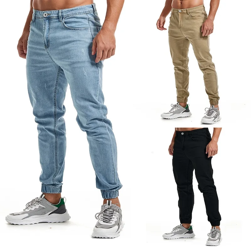 

1520 Europe and America Explode Men's Slim Pants Men's Skinny Jeans