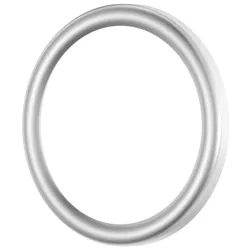 Premium Stainless Steel Anti - Scratch Protective Bezel Ring (Silver - Round Edge)