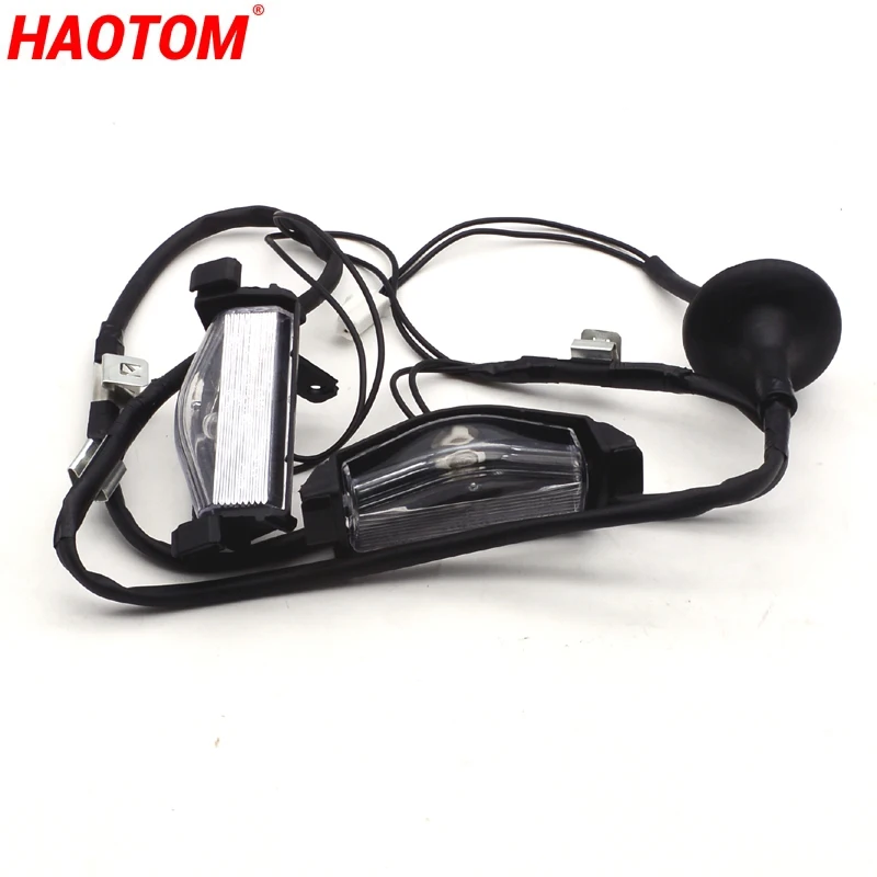 Car Rear License Plate Lights Assembly With Bulb For Mazda 3 2003 2004