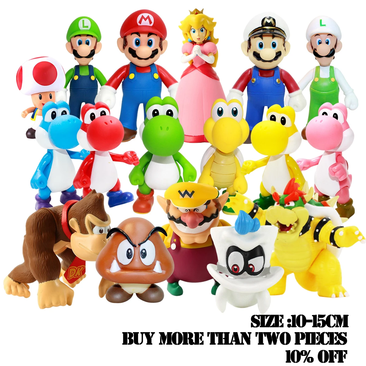 Super Mario Bros Animation Game Peripheral Toys Mario Luigi