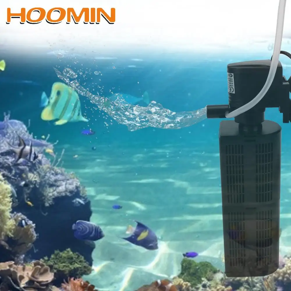 Hoomin Fish Tank Water Pump 3 In 1 Internal Filter 12w 18w 25w 35w For