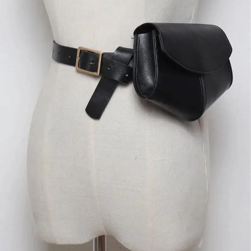 2026 Small Waist Bag Versatile Women Small Delicate Snake Skin Decorative Belt Saddle Bag Fashionable Sweater Belt Trendy