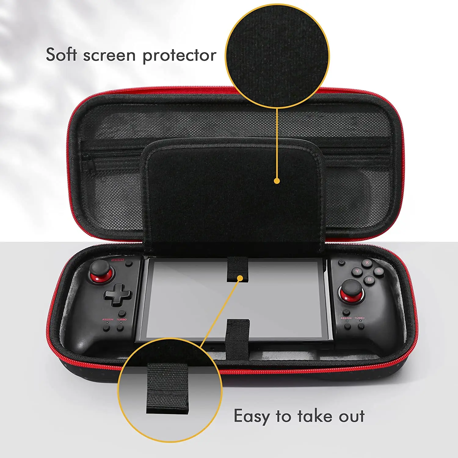 Carrying Case for Hori Split Pad Pro Portable Hard Shell Carrying
