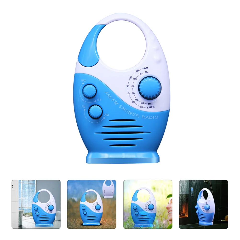 Mini Portable Waterproof Radio Shower Soundbar Speakers Bathroom Kitchen Fm Receiver Music Loudspeaker Audio Device Speaker