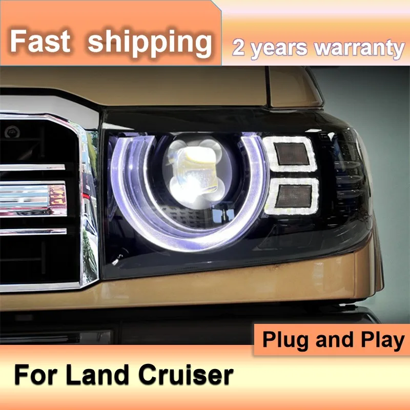 

Car Accessories for Toyota Land Cruiser Headlight 2008-2022 Land Cruiser Head Lamp LC70 LC79 LC73 LC74 DRL Turn Signal High Beam