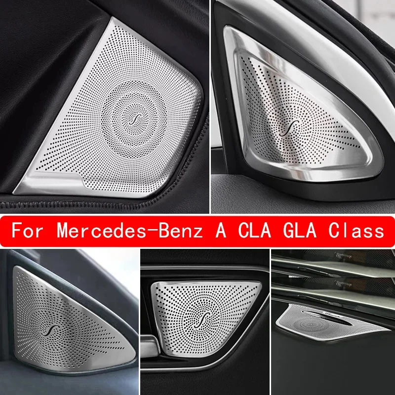 Couvercle De Haut-parleur De Portière Voiture En ABS - Pour Mercedes Classe C W203 Coupé 2 Portes 2008-2011 - Noir - Compatible Référence A2037270488