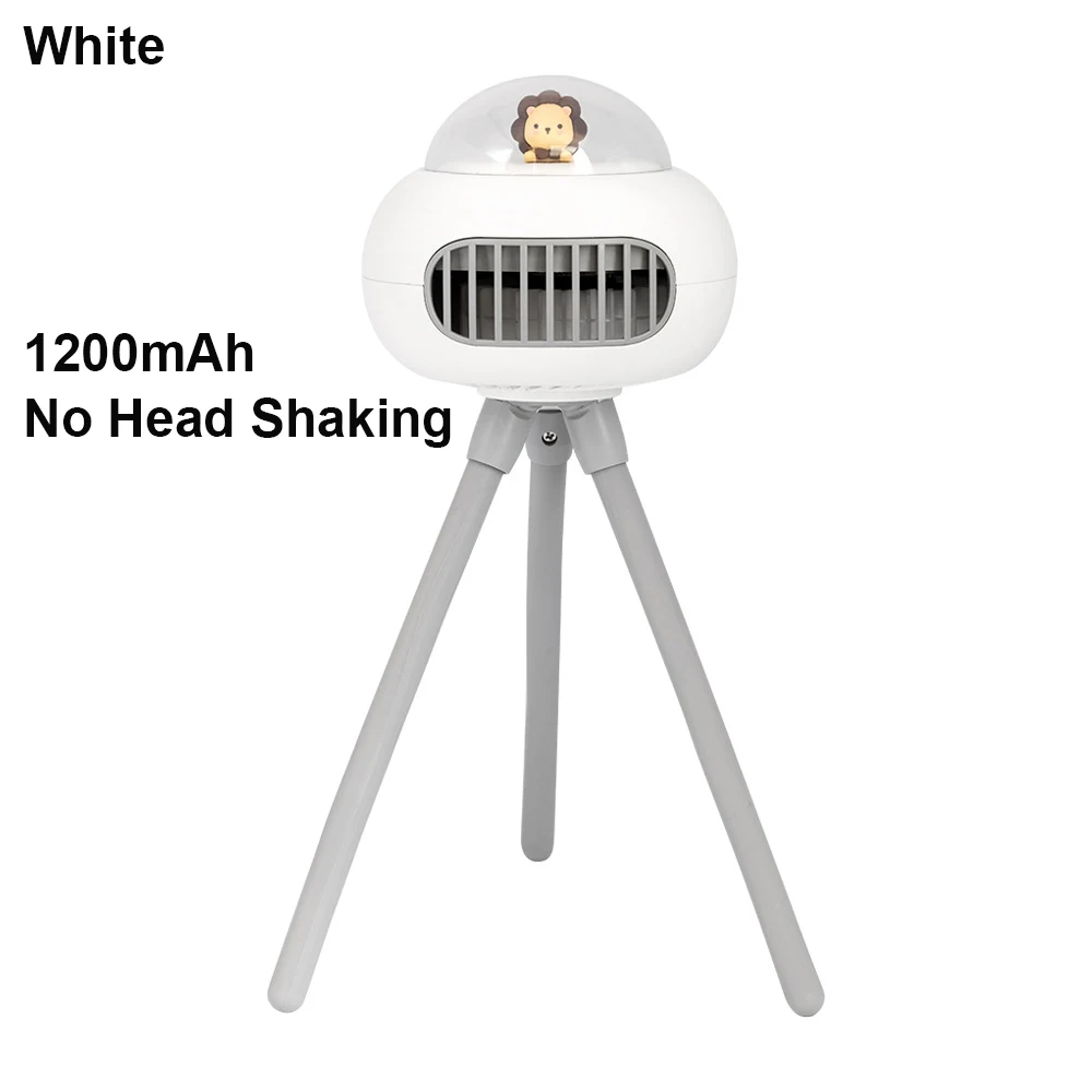 Summer USB Mini Rechargeable Fan for Baby Stroller Handy Bladeless Turbo Fan Type-C Small Handheld Fan with 3600mAh Battery Baby Strollers