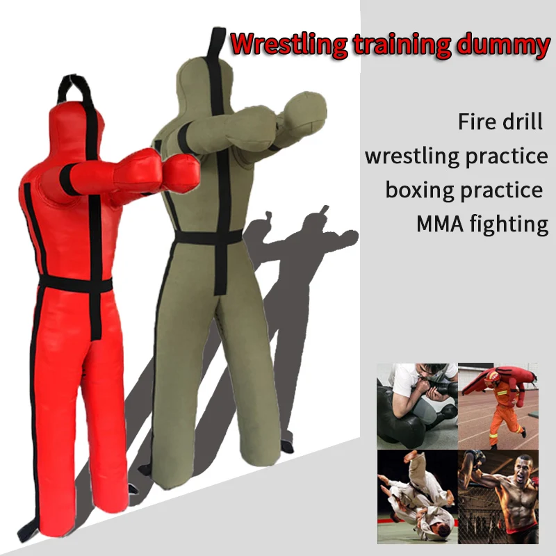 Empty firefighting training mannequin wrestling mannequin Sanda venting humanoid sandbag MMA mixed martial arts firefighting