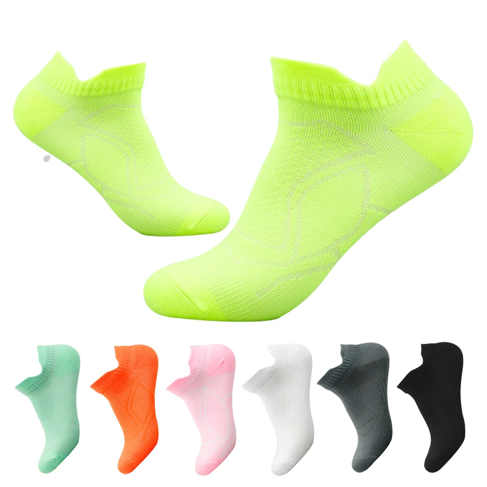 

1Pair Professional Thin Anti-slip Breathable No Sweat Sports Socks Marathon Basketball Yoga Running Socks Athletic Men Women