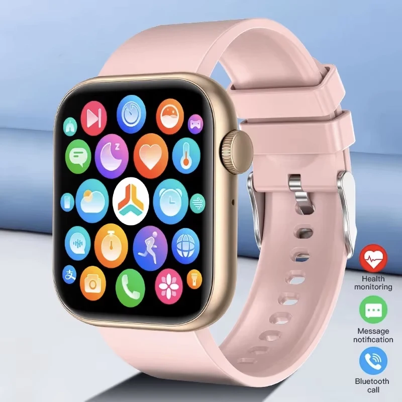 New Watch 10 NFC Bluetooth Call Smart Watch Women Men Heart Rate Voice Assistant 100+Sports Ladies Smartwatch