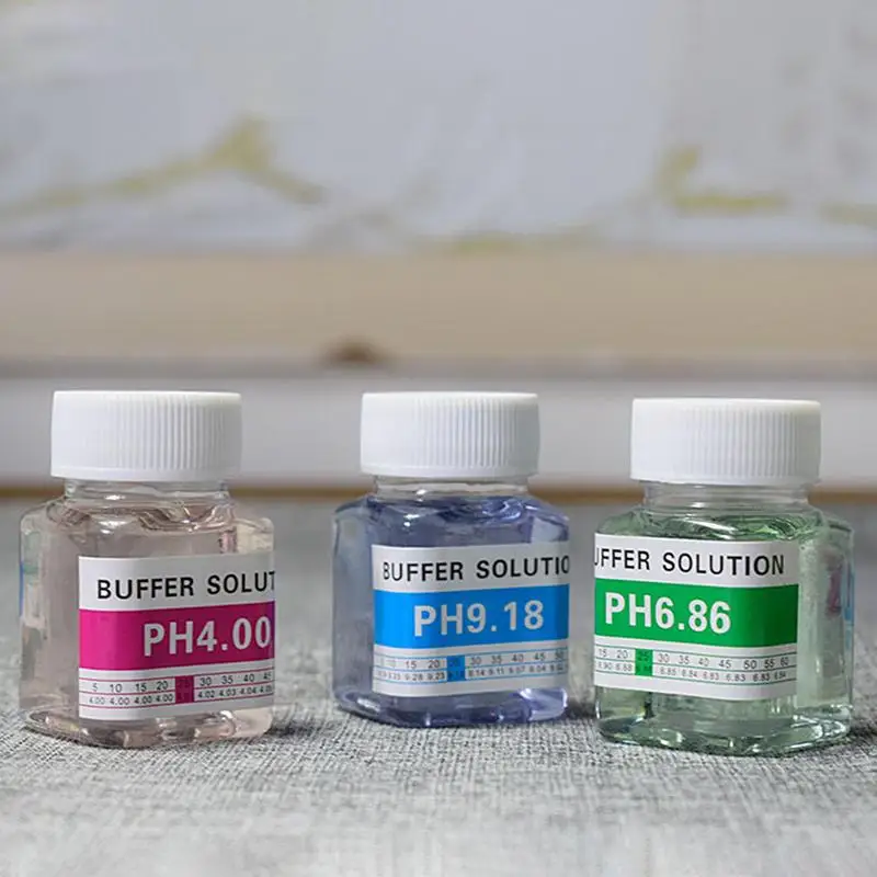 50ml bottle Professional PH Pen Measuring Accuracy Calibration Solution PH Buffer PH Meter Standard Buffer Reusable 3