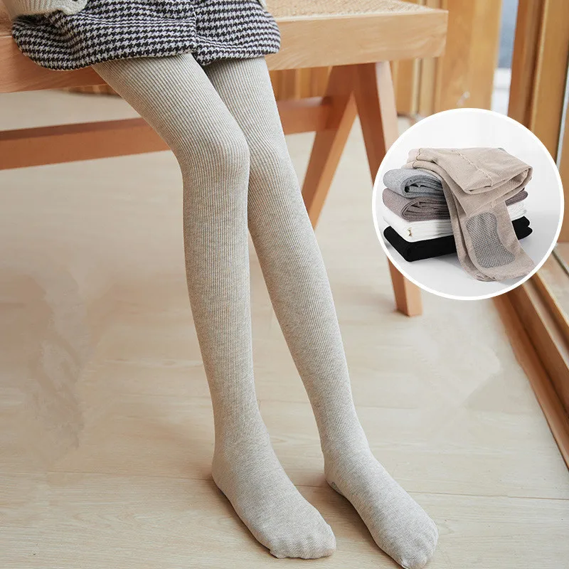 

Cotton Combed Girls Tights Princess Baby Girl's One-Piece Pantyhose Baby Spring and Autumn New Style Trousers Dance Stocking