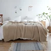 100% Cotton Blanket Yarn Dyed Shawl Tassels Style Plaid Jacquard Blankets Skin-friendly Bed Linen High Quality Gift cobertor 2