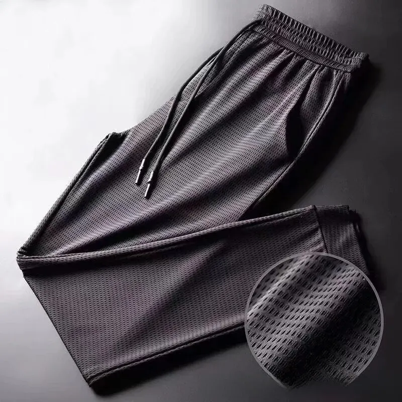 Mesh quick-drying drawstring black
