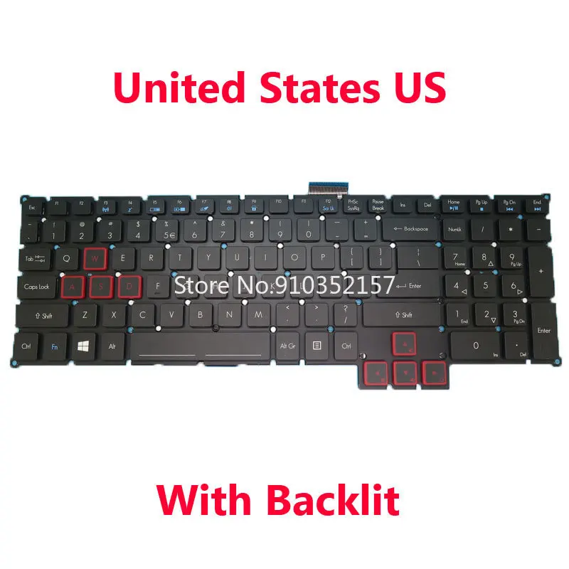 

UK US NE Keyboard For Acer G9-591 G9-592 G9-593 G9-791 NK.I1513.02U ACM15C86DN 80904E58K201 OKNO-EX1ND12 NK.I1513.01J ACM15C86GB