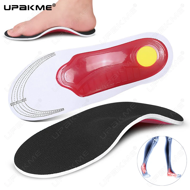 

Arch Support Gel Orthopedic Insoles Ease The Pressure Damping Cushion Padding Inserts Orthotic Insole EVA Flatfoot for Man Women