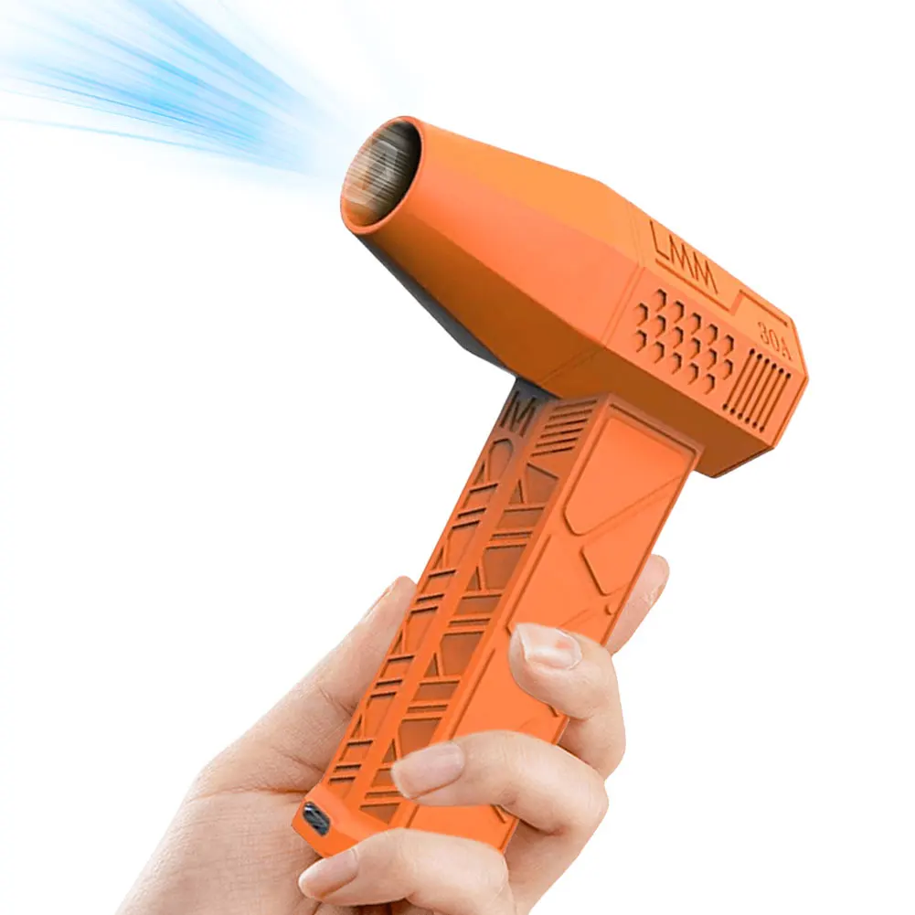 터보 송풍기 제트 선풍기 브러시리스 모터 공기 송풍기, 선풍기 USB 충전식 ..