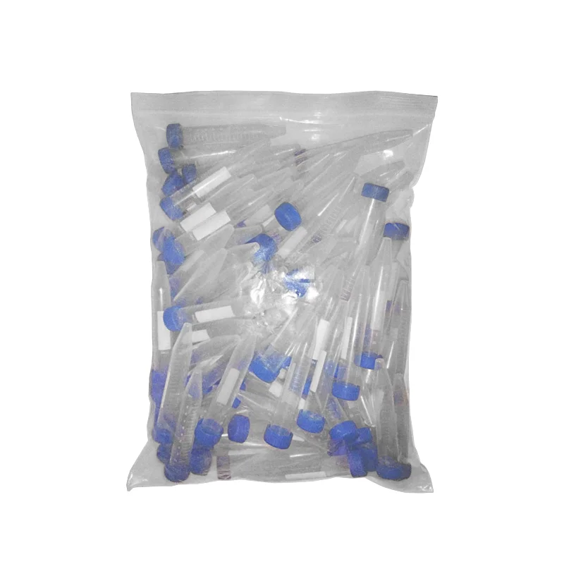 10ml Centrifugal Tube Screw Cap Cone Bottom Laboratory Tool Transparent Graduation Centrifuge Test Tube Vial Plastic 100pcs/bag plastic test tubes,centrifuge tube