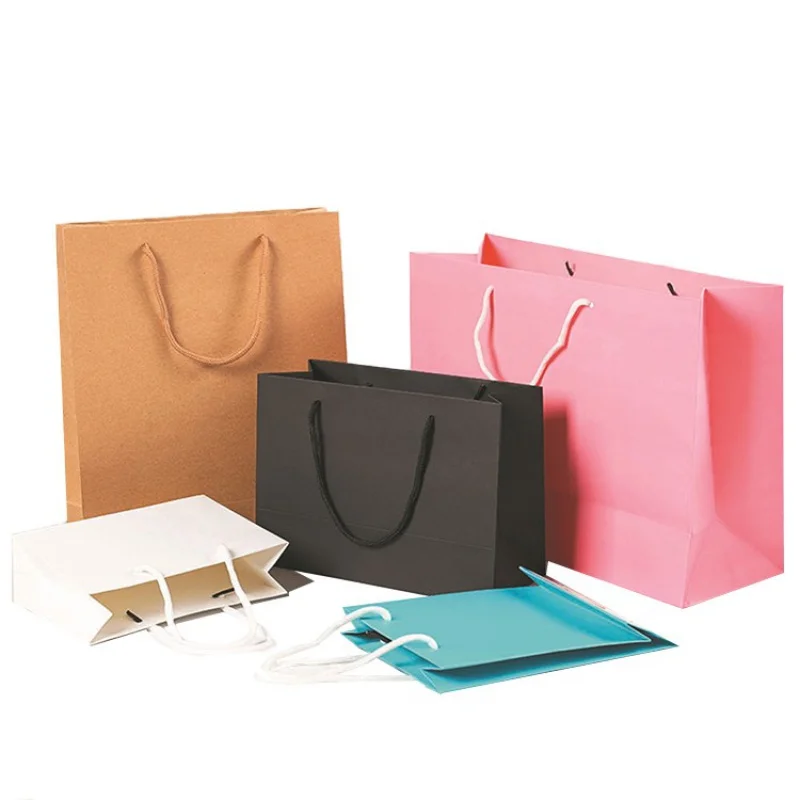 

Custom 6 x 11 10*10 10 incs custom logo hand finished kraft paper bag food packing shopping gift packaging bag with flower seed