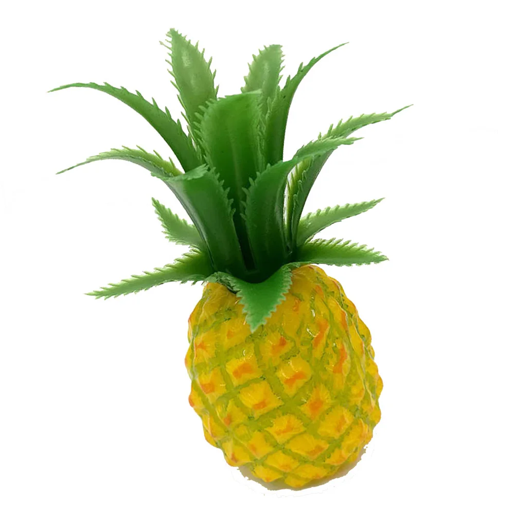 5.5x11CM Artifical Pineapple Simulated Fruit Plastic Foma Ananas Household Shop DIY Tropical Decor Display Photographic Prop artificial fruits and vegetables