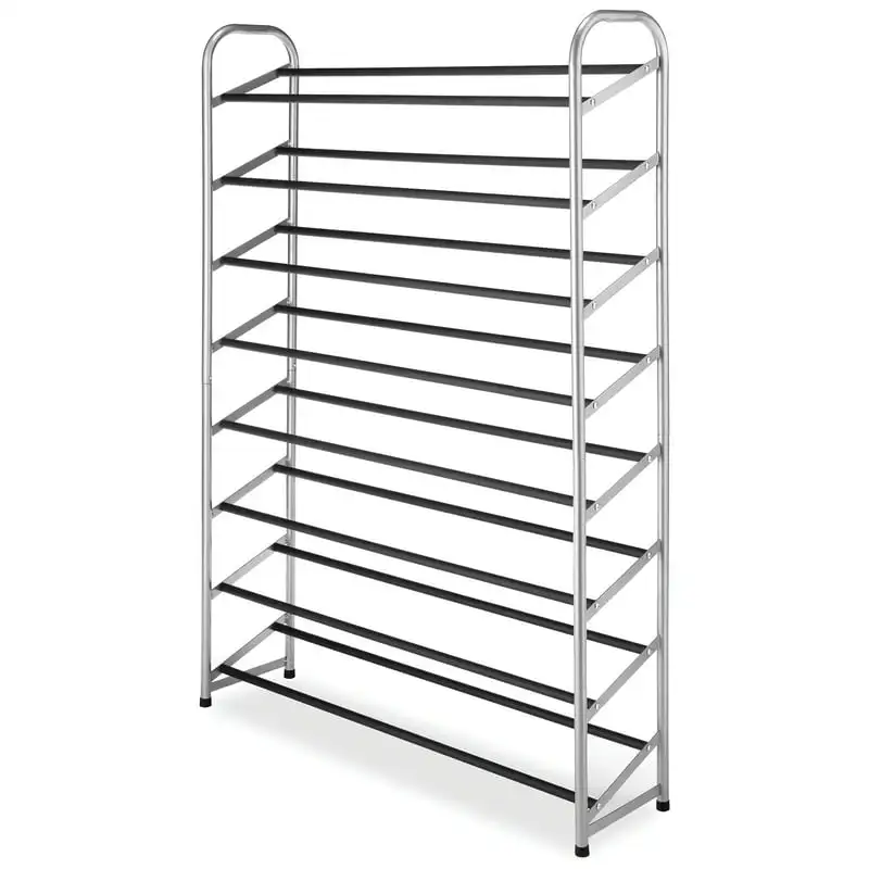 

Shoe Tower - 8-Tier - 40 Pair - Chrome & Black