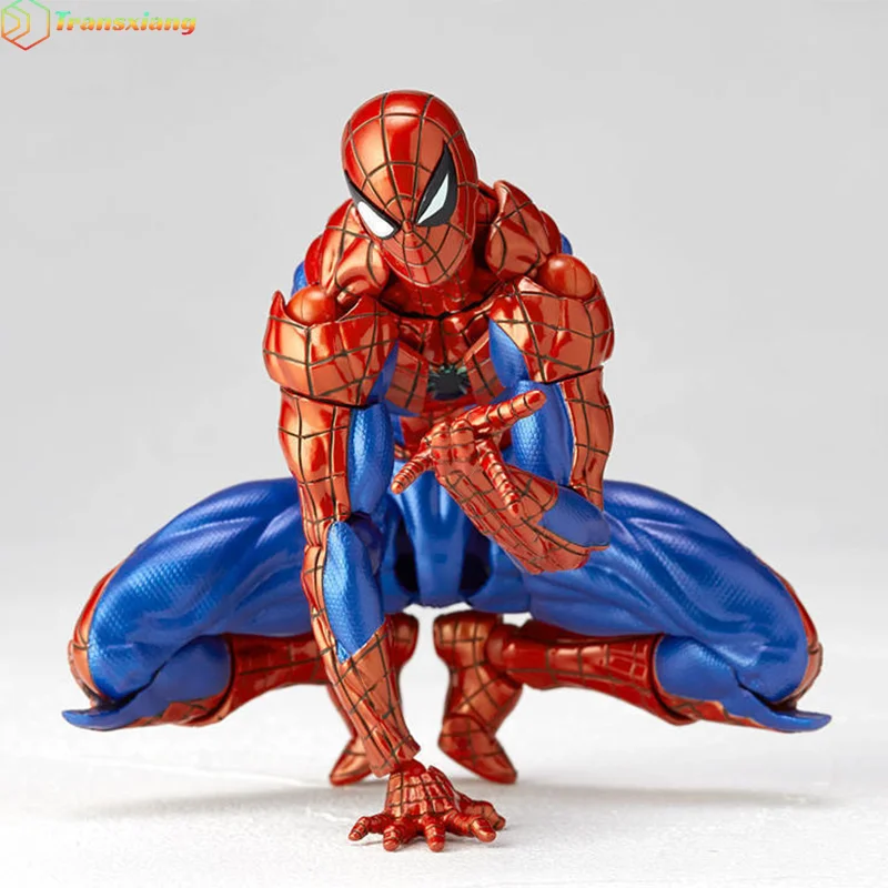 

16cm Kaiyodo Spider-man 2.0 Revoltech Amazing Yamaguchi Mk4 Peter Parker Anime Action Collection Figures Model Toys Gift