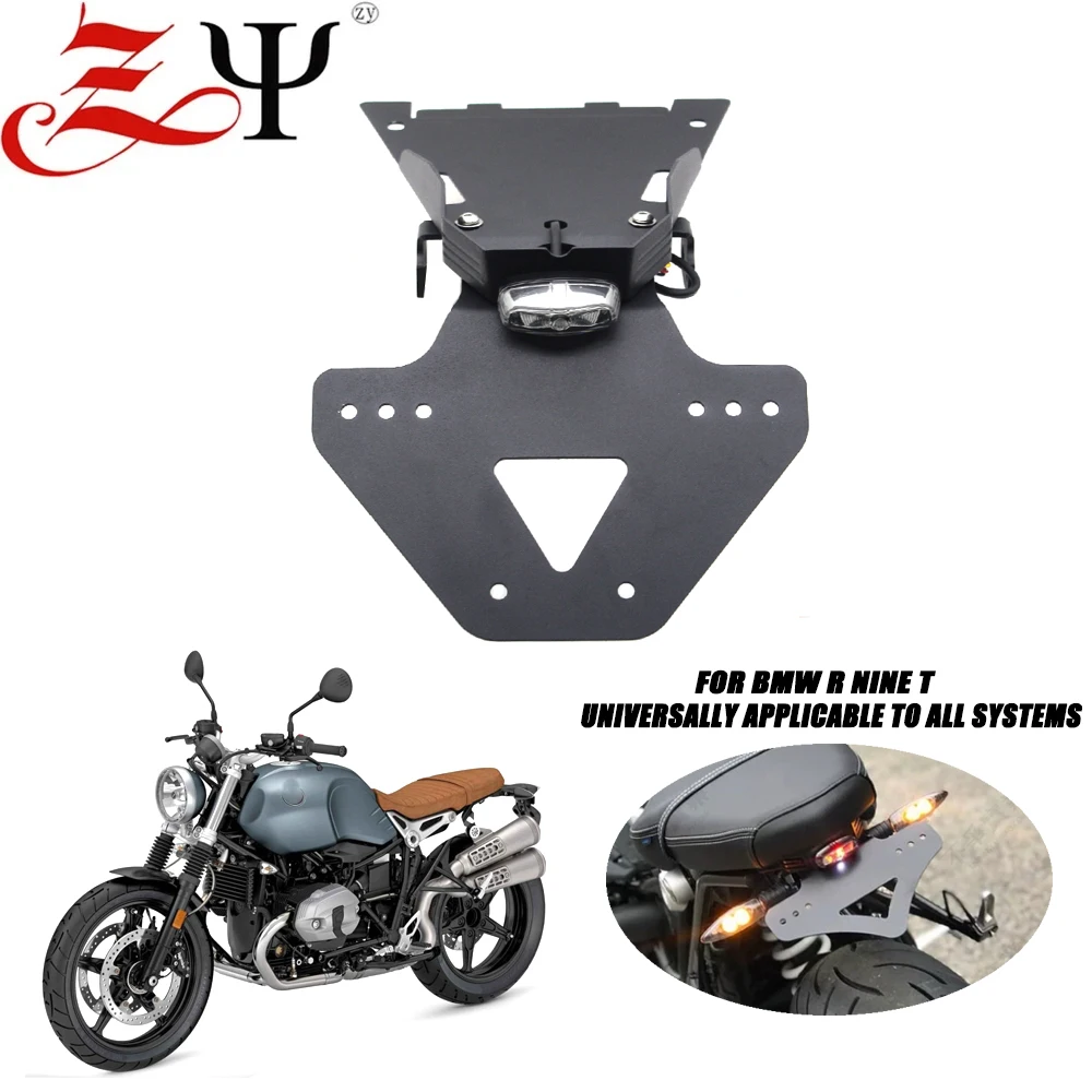 Staffa Porta Targa Posteriore Per Tail Tidy Fender Eliminator Per Bmw R Ninet R9 T Pure Scrambler Racer 2014-2021 2019 2020
