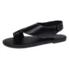 Women'S Sandals With Arch Support Comfortable Soft Open Toe Casual Flat Sandals For Various Occasions Beach Toe Ring Flip Flops 5