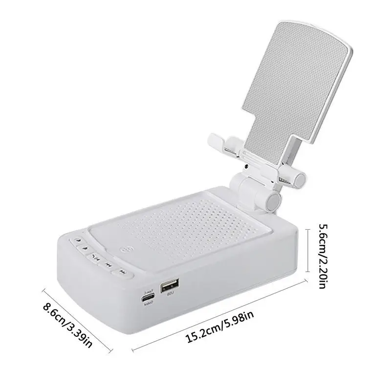 Fast Charging Phone Stand With Speaker Charging Station Adjustable 3-in-1 Mobile Phone Charger For Cell Phone Tablet