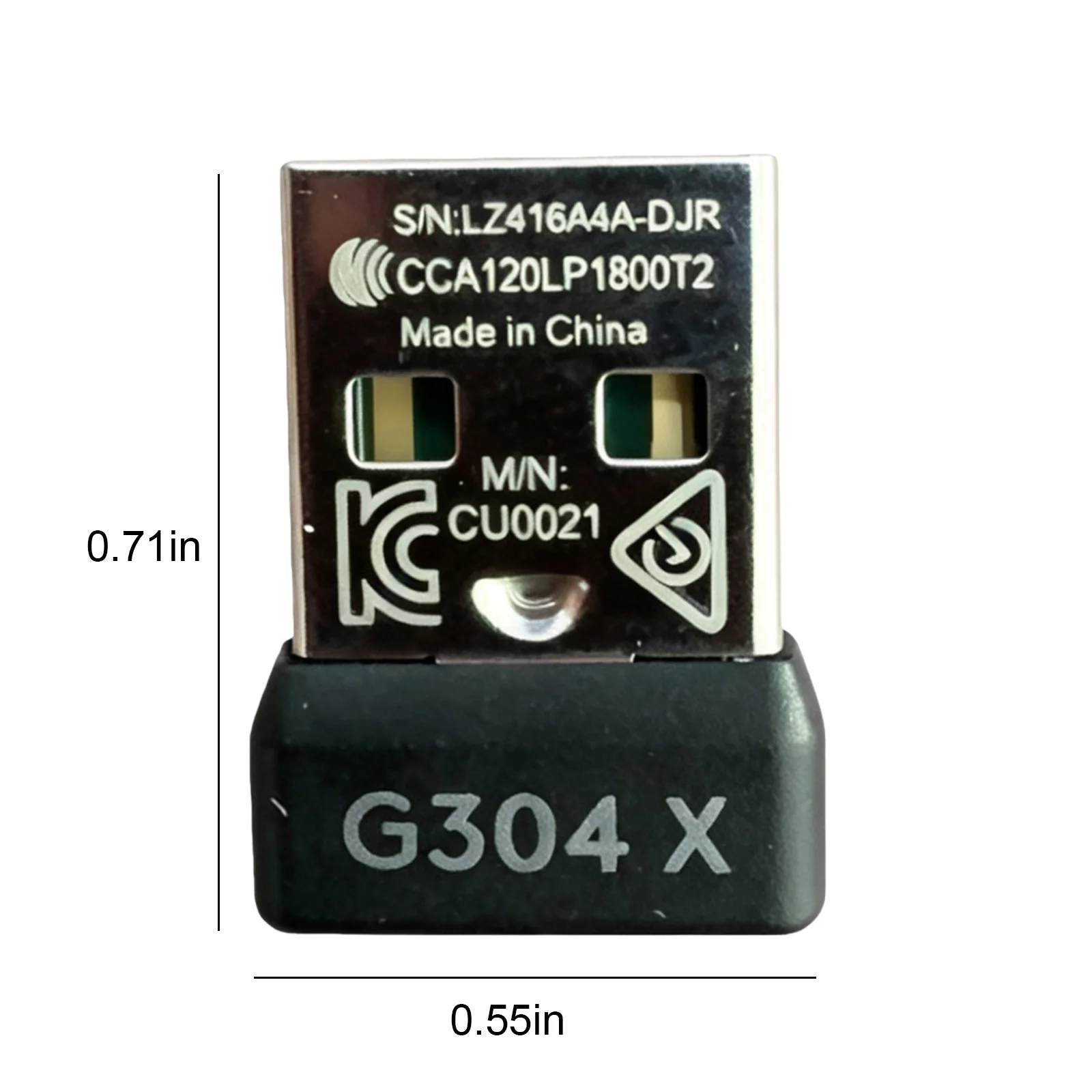 Logitech G304X/G705/PRO 2/G309 LIGHTSPEED 무선 마우스 USB 수신기 홈 오피스 액세서리용 무선 동글 어댑터