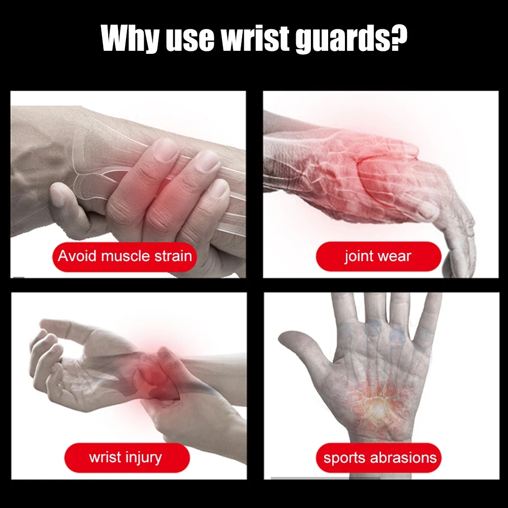 Wrist Brace Compression Wrist Straps Workout Tennis Weightlifting Tendonitis Sprains Carpal Tunnel Arthritis