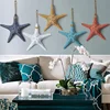 Nautical Style Home Wall Hanging Decoration Resin Starfish Background Decor Pendant Modern Creative Wall Ceramic Goldfish Vase 1