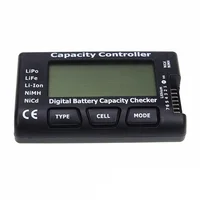CellMeter-7 Digital Battery Capacity Detector LiPo LiFe Li-ion Nicd NiMH Battery Voltage Detector,Tester,RC Battery Meter 1