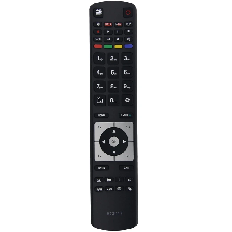 

Replace RC5117 Remote Control For Hitachi TV 50HYT62UH Bush DLED32265HDCNTD