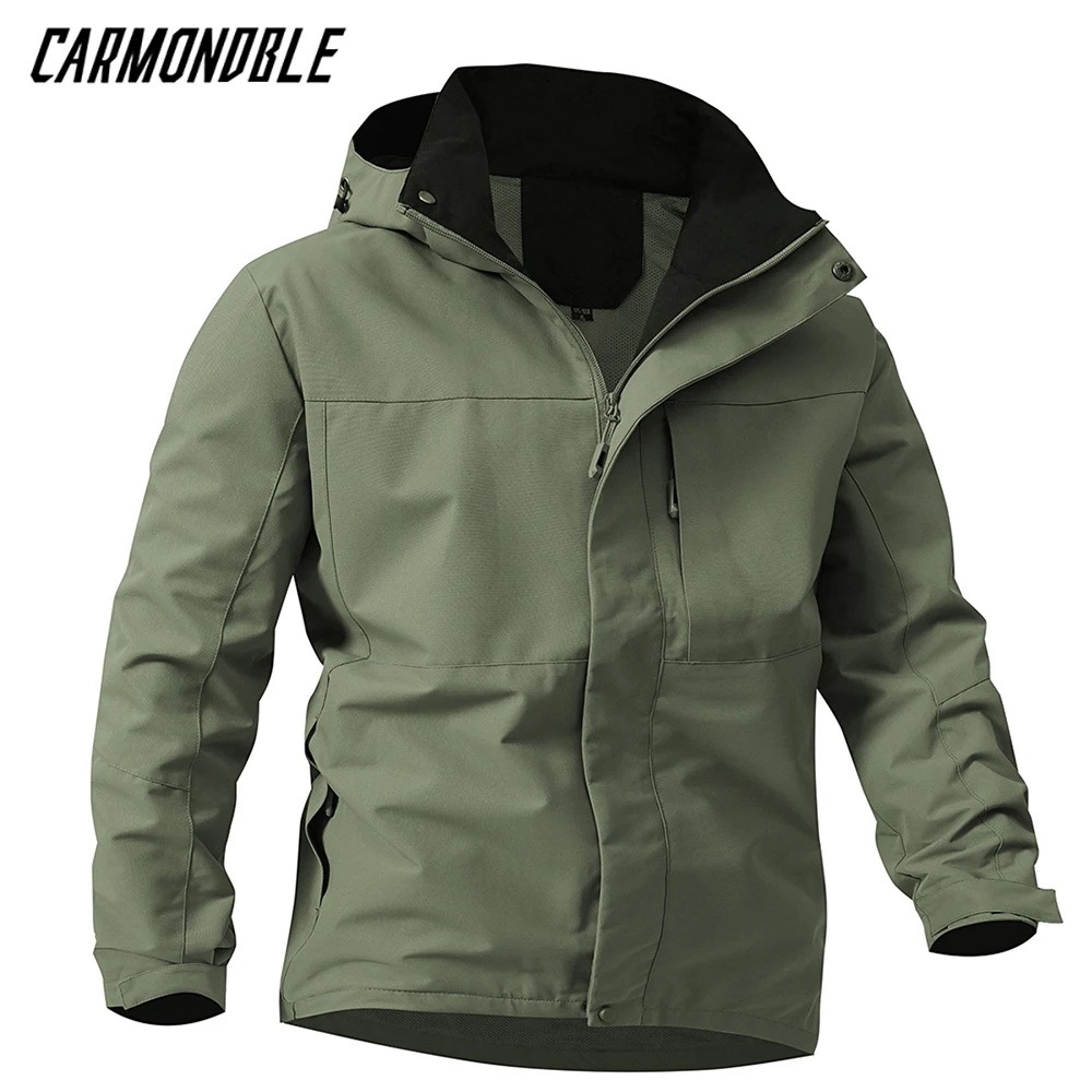 CARMONDBLE Bicycle Clothing Cycling MTB Jacket Waterproof Man's Motocross Coat Mountain Bike Outerwear Ropa Para Ciclismo Hombre