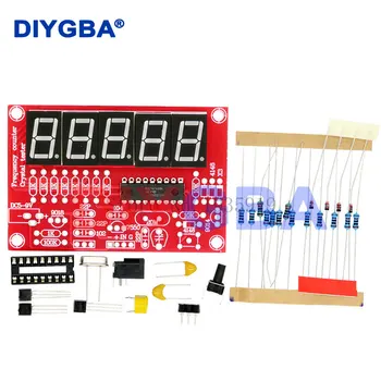 1Hz-50MHz Digitale LED Oscillatore A Cristallo Contatore di Frequenza Tester Kit FAI DA TE 5 Cifre Modulo Misuratore di Frequenza Digitale Ad Alta Precisione