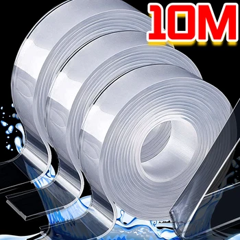 Nano nastri adesivi biadesivi resistenti, riutilizzabili, senza tracce, impermeabili, resistenti, adesivi, rimovibili e riutilizzabili 1