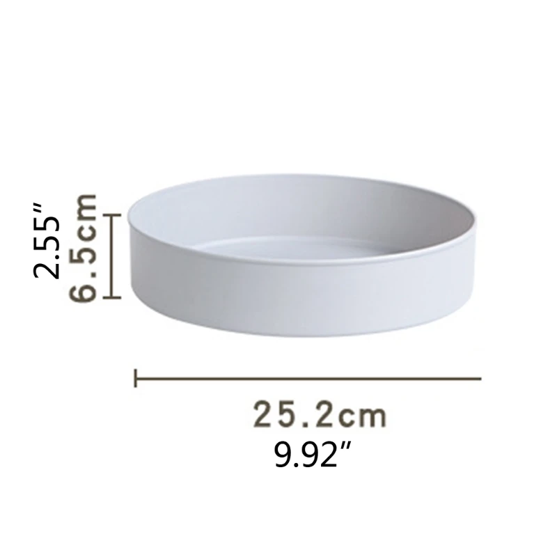 360 Degree Rotating Cabinet Organizer Kitchen Bathroom Cosmetic Turntable Storage thumbnail 8