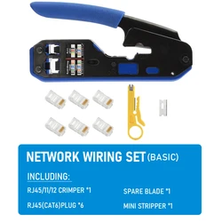 Professional Network Cable Crimping and Wire Stripping Tool (Basic)