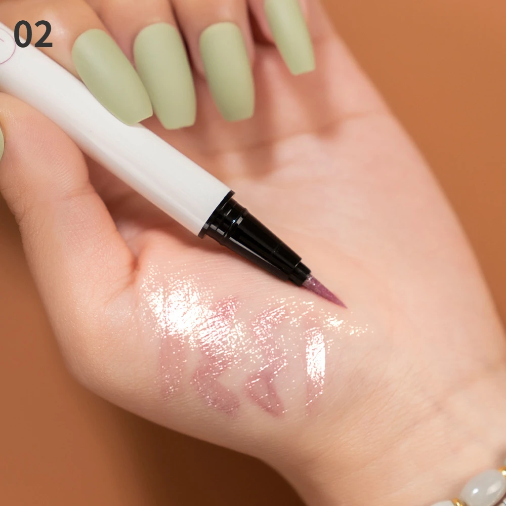 Beyprern Diamond Glitter Eye Liner Pencil Eye Makeup Highlighter Water