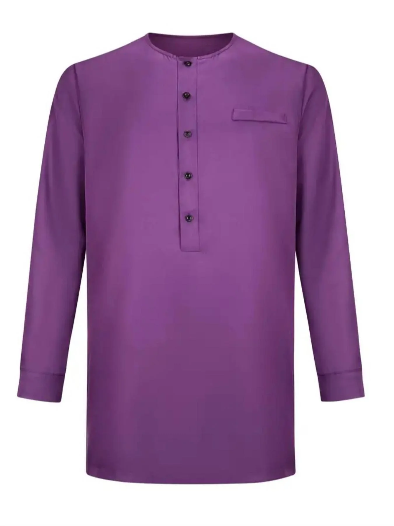 Dashiki New Lslamic Moroccan Muslim Business Casual African Purple 100% Authentic High Quality Original Live Shot Men's Suit 5