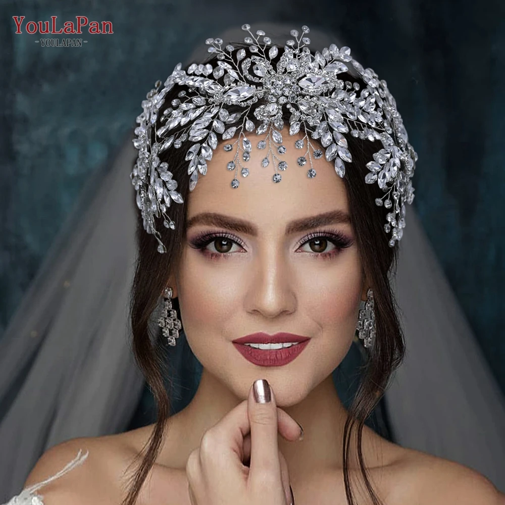 Bridal Headwear Stylish Bridal Crown Princess Tiara Hair Accessories Headband For Bridal Headwear Wedding Tiara HP409