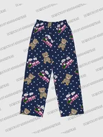 KPop Demon Hunters Pajamas 2025 KPop Demon Hunters Bear 3D Print Casual Fashion Long Pants For Autumn Fashion Trousers Kid/Adult